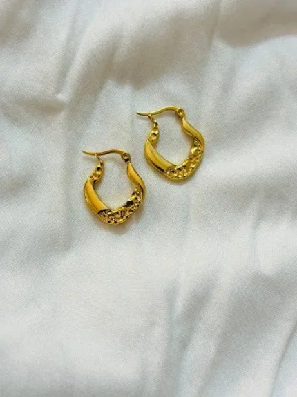 18K Gold Plated Earring