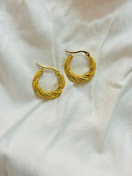 18K Gold Plated Earring