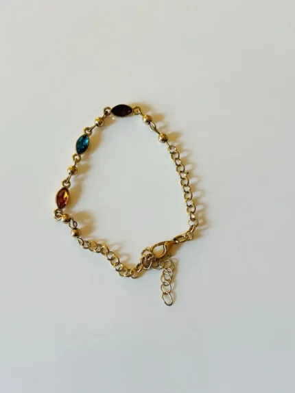 Multicolored Diamond Loose Bracelet
